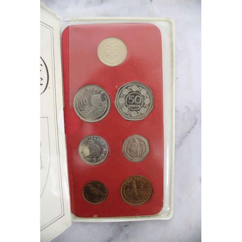 263 - GIBRALTAR COINAGE SET