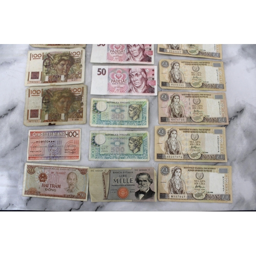 287 - Mixed Worldwide Currency Notes