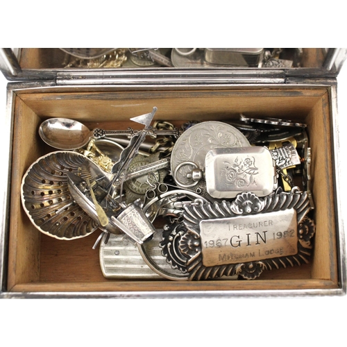 552 - Silver Plated & Other Items In Silver Plated Box