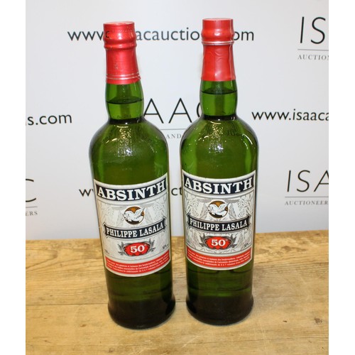 155 - Two Bottles of Philippe Lasala Absinth - 100cl - 50% Vol

Collection Only