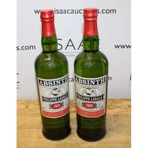 155 - Two Bottles of Philippe Lasala Absinth - 100cl - 50% Vol

Collection Only