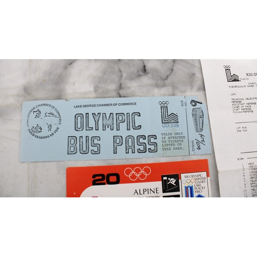 633 - Winter Olympic Tickets & Others