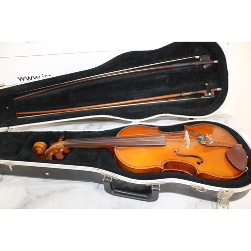 17 - Two Boxed Musical Instruments Inc- Adler Recorder Made In Germany & Violin BLESSING Made In China
Bo... 