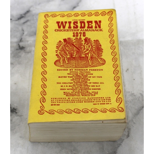 635 - WISDEN 1976 113TH EDITION CRICKETERS ALMANACK BOOK