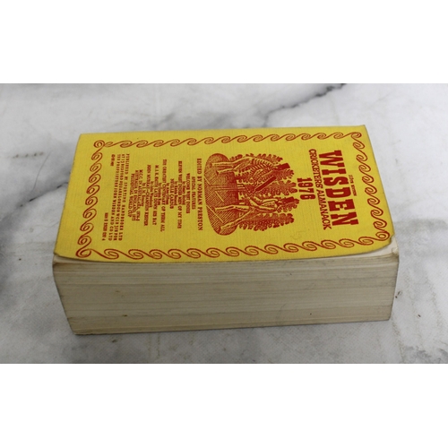 635 - WISDEN 1976 113TH EDITION CRICKETERS ALMANACK BOOK