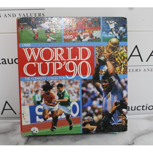 637 - World Cup 90 Folder Containing Collection Of Collectable Sticker Magazines Etc