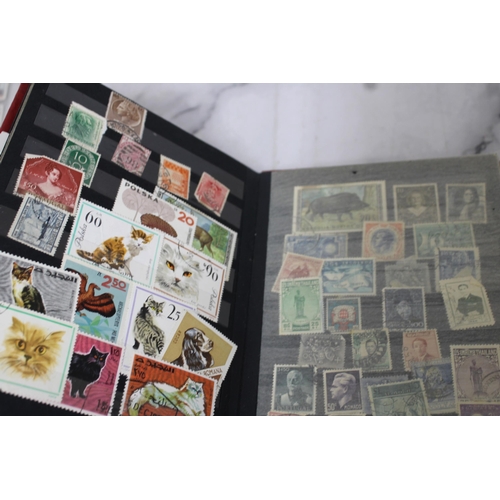 645 - Collection Of Collectable Stamps In Album/Cigarette Cars/Post Cards