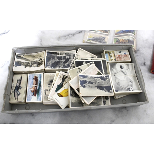 645 - Collection Of Collectable Stamps In Album/Cigarette Cars/Post Cards