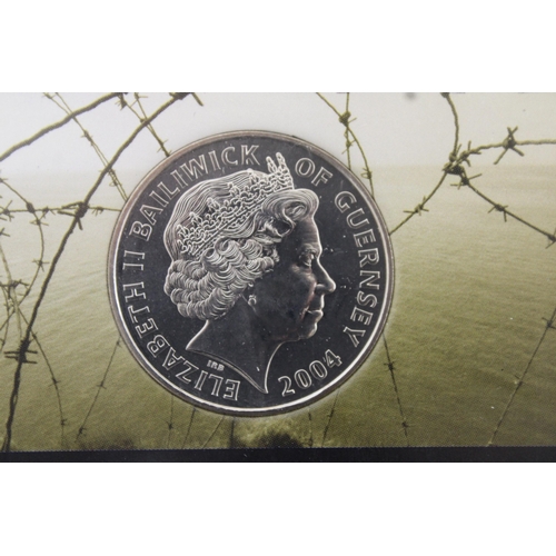 335 - Three Collectable Coins Inc-Jubilee Mint Boxed Lest We Forget 2018 One Crown
D-DAY £5 Coin Presentat... 