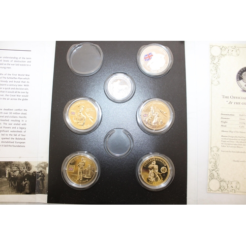 338 - Two Collectable Coin Sets Inc-
The Royal Mint The Remembrance Day Poppy Coin
We Will Remember Them C... 