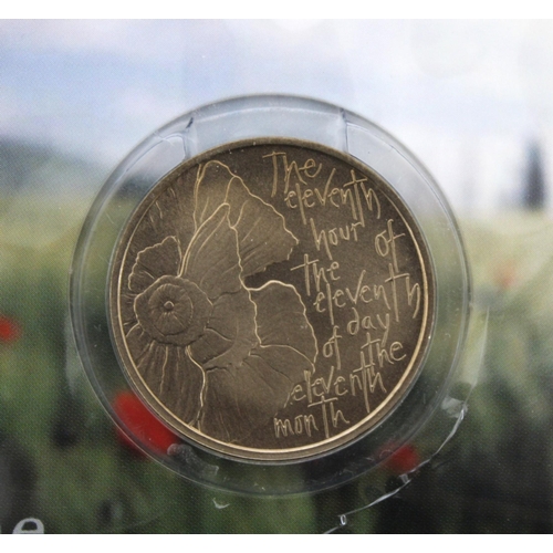 338 - Two Collectable Coin Sets Inc-
The Royal Mint The Remembrance Day Poppy Coin
We Will Remember Them C... 