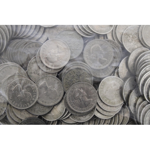 339 - 300 Sixpence Coins