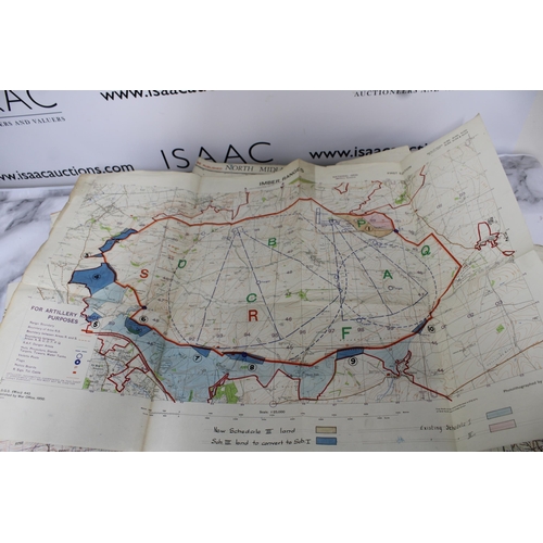 190 - Quantity Of Maps issues by Ordnance Survey /UK Military Not To Be Published Etc from 1940s