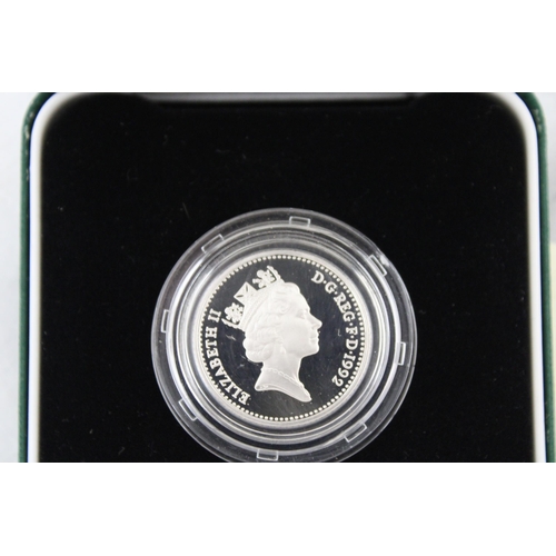 350 - Royal Mint 1992 Silver Proof Piedfort Ten Pence Coin Boxed