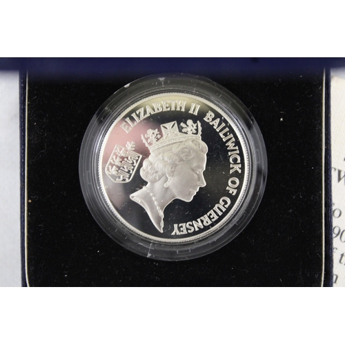 437 - Royal Mint Guernsey Silver Proof Two Pound Coin 