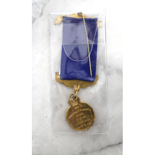 69 - Masonic Medal with Ribbon