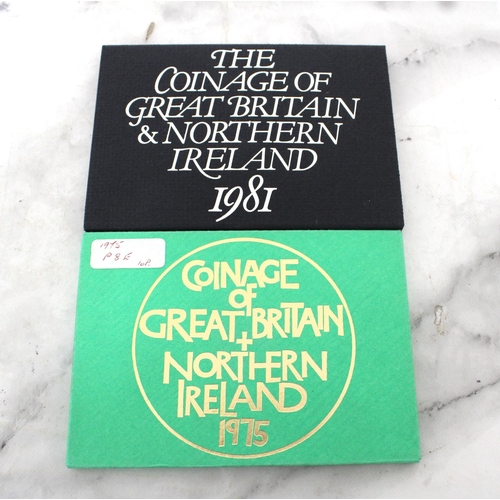 462 - Coinage Of Great Britain & Northern Ireland 1975 & 1981