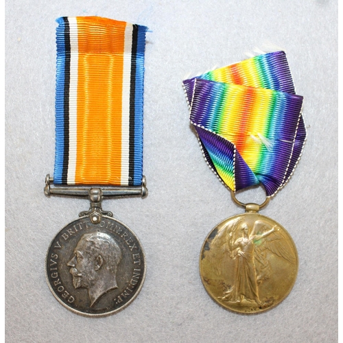 216 - Pair of WWI British War and Victory Medals - YOUNG - F S FUS

33409 PTE F YOUNG R.S.FUS