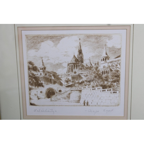 239 - Signed BAJOR AGOST Picture HALASZBASTY Framed 29cm/28cm
Collection Only