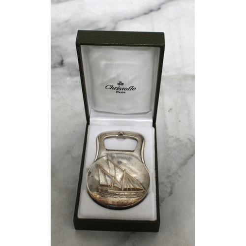 560 - Christofle Paris Bottle Opener In Box