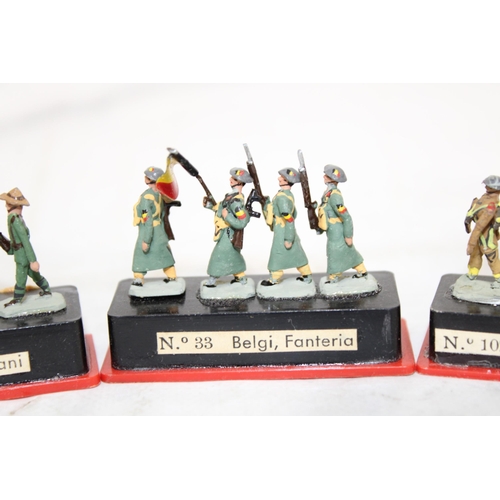 682 - Miniature Figurine Plaques