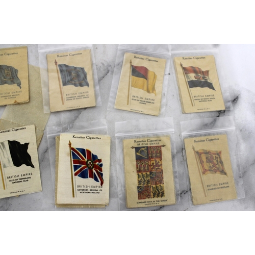 174 - Collection Of Silk Kensitas Cigarettes Cards British Empire