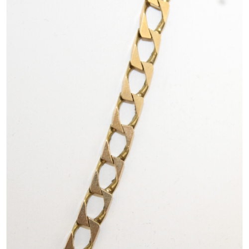 606 - Stamped 375 Gold Necklace Length-16in Weight-15.86g In A Box