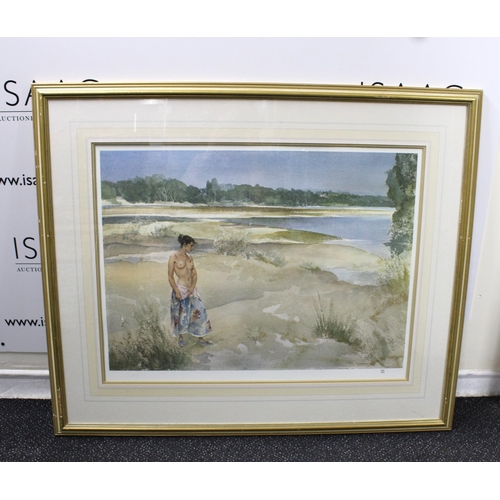 226 - William Russell Flint Semi- Clad Female on the Riverbank 683/850 Limited Edition - 96.5cm x 81cm
Col... 