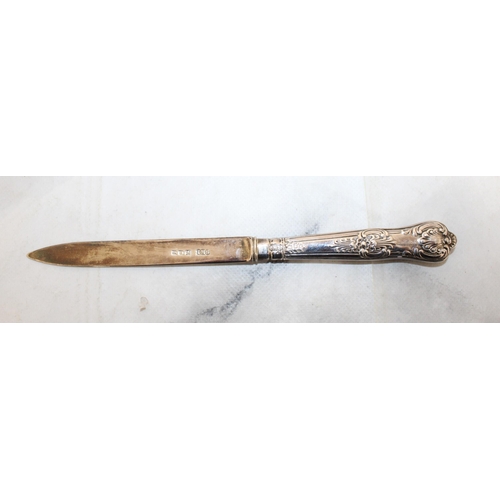 570 - 1921 Silver Hallmarked Letter Opener Weight-40g