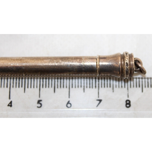 574 - Silver Hallmarked Pencil Weight-9.18g