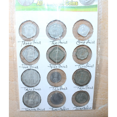 376 - Indian Coin Set