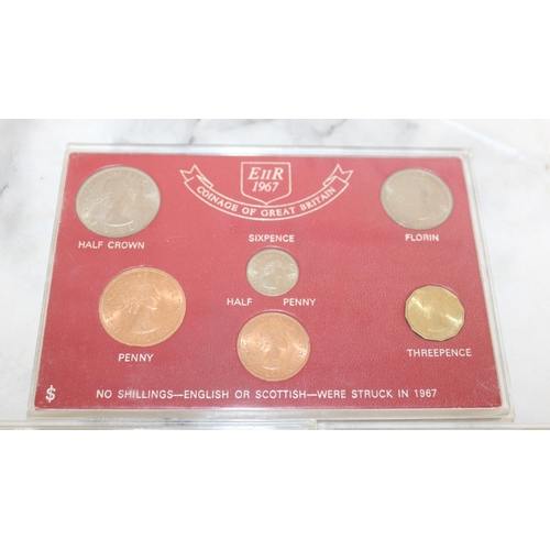 444 - Three Coin Sets in Cases