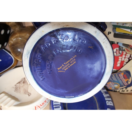 171 - Quantity Of Collectable Ash Trays & Beer Mats, Ceramic Tankard, Jug.
Collection Only