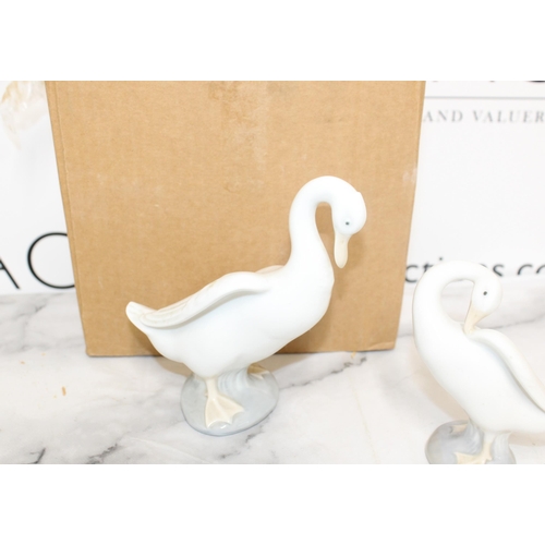 148 - Four Collectable In One Box Nao Animal Figurines Hand Made In Spain By Lladro Tallest-14cm Collectio... 