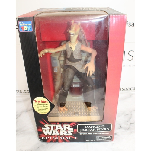 691 - Star Wars Episode I Dancing Jar Jar Binks Boxed Toy