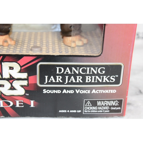 691 - Star Wars Episode I Dancing Jar Jar Binks Boxed Toy