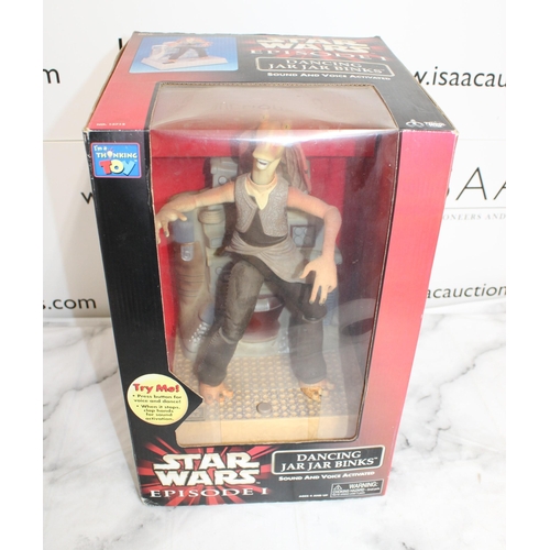 691 - Star Wars Episode I Dancing Jar Jar Binks Boxed Toy