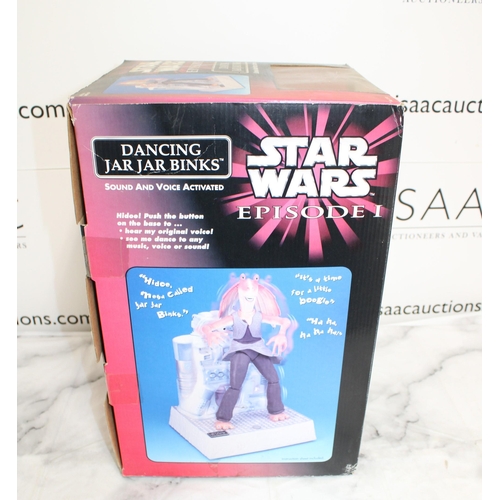 691 - Star Wars Episode I Dancing Jar Jar Binks Boxed Toy