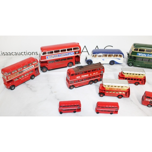 716 - Mixed Collectable Die Cast Buses - All Unboxed and Mixed Conditions