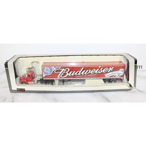 719 - SpecCast 1:64 Scale Budweiser American Tractor Trailor