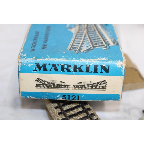 732 - Marklin Box of Track including Railbus