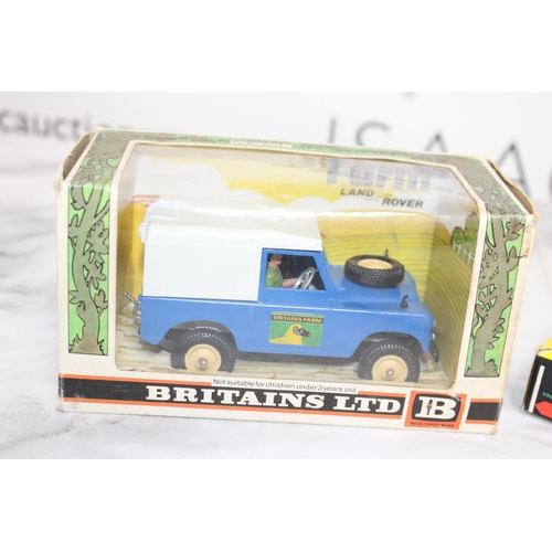 747 - Britains Land Rover  & Scots Pine Tree in Box