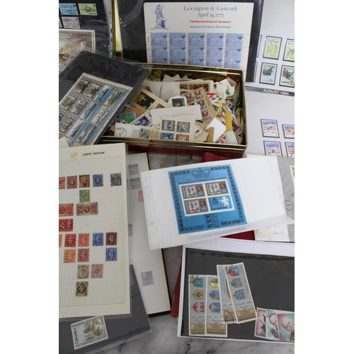 663 - Large Quantity Of Stamps/Folders Etc