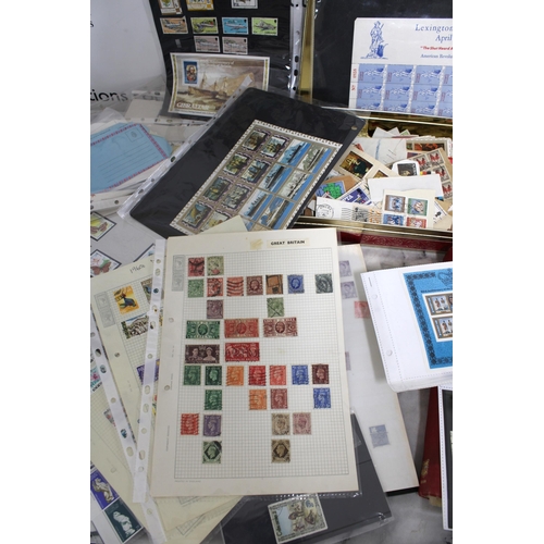 663 - Large Quantity Of Stamps/Folders Etc