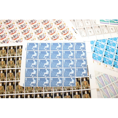 670 - Large Collection of Vintage Stamp Sheets  - Both Decimal and Pre Decimal Sheets