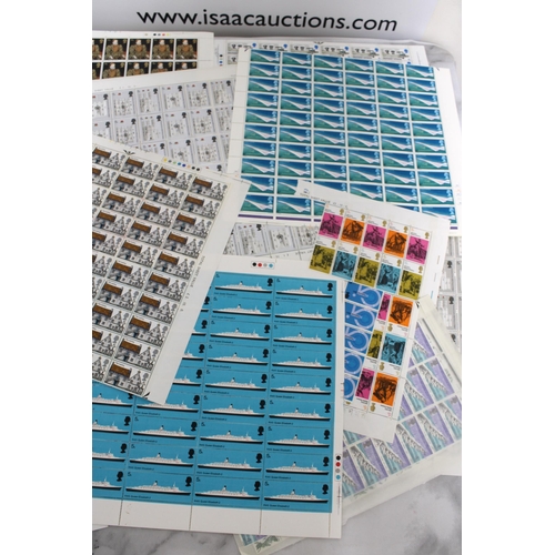 670 - Large Collection of Vintage Stamp Sheets  - Both Decimal and Pre Decimal Sheets