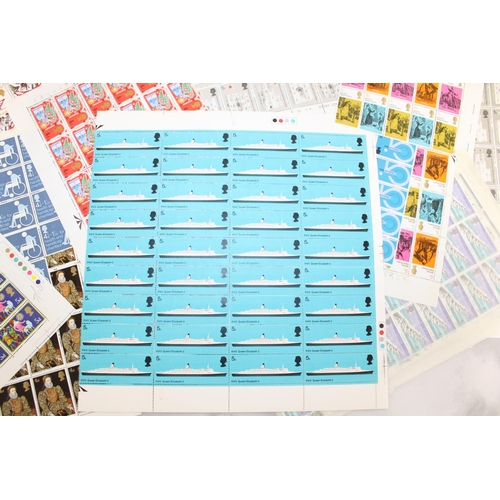 670 - Large Collection of Vintage Stamp Sheets  - Both Decimal and Pre Decimal Sheets