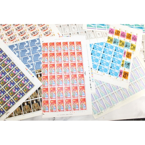 670 - Large Collection of Vintage Stamp Sheets  - Both Decimal and Pre Decimal Sheets