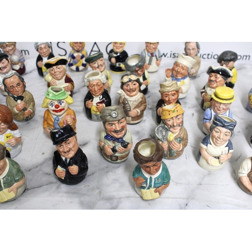 120 - Royal DoultonVille Toby Jug Collection plus others.

This lot is collection only.