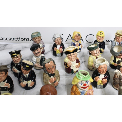 120 - Royal DoultonVille Toby Jug Collection plus others.

This lot is collection only.